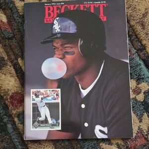 Beckett Baseball Card Monthly Magazine - Black & Red Cover